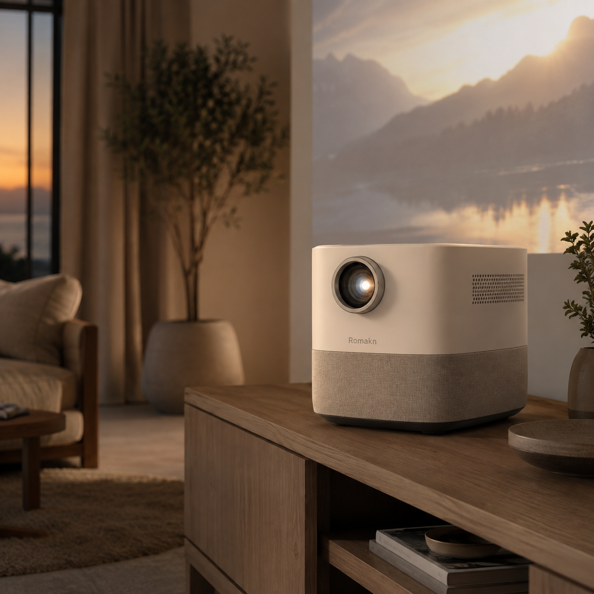 Romakn™ VistaCube Mini Projector