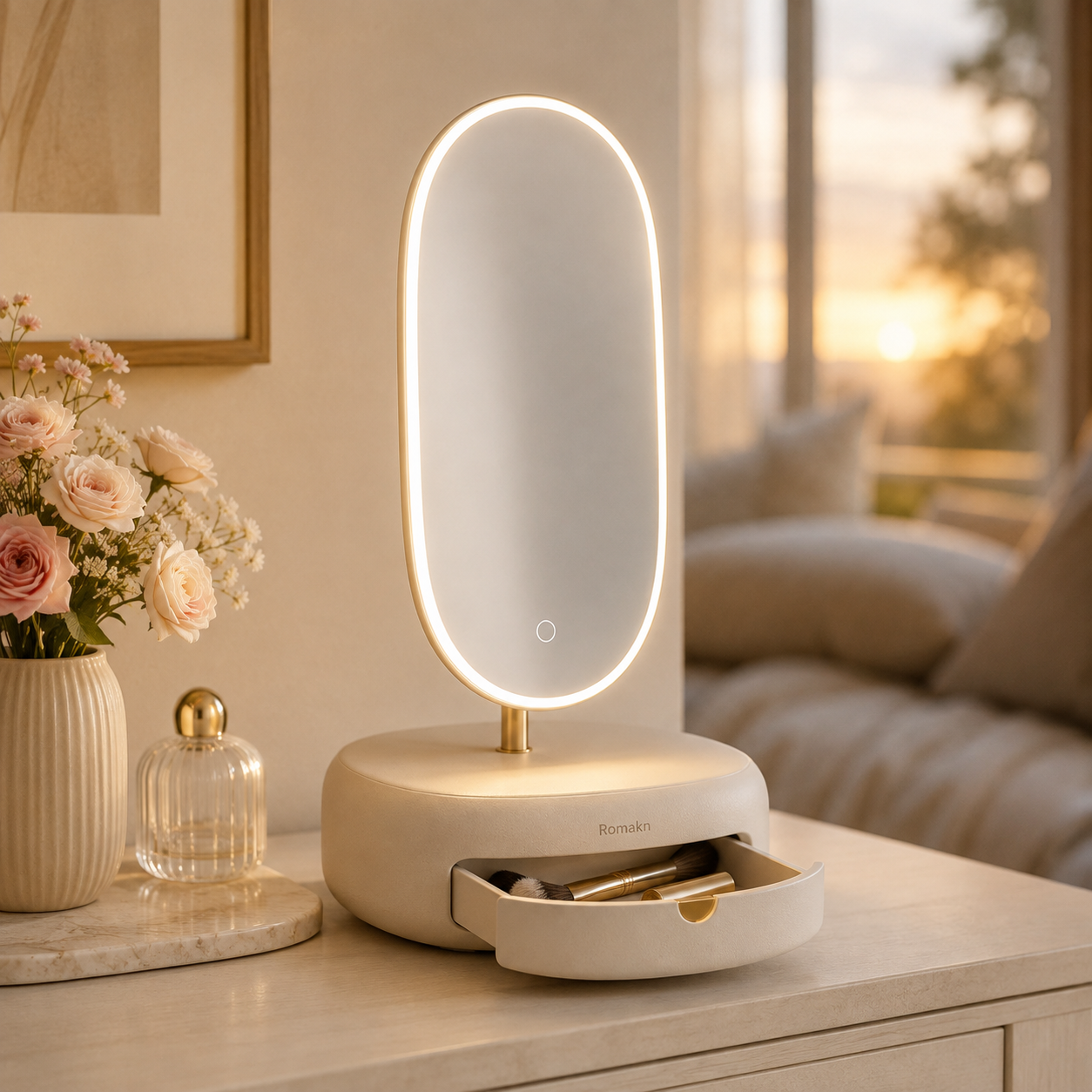 Romakn™ GlowMirror Vanity Station